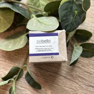 SeiBella Night Recovery Eye Cream 0.5 oz 15mL EXP 04/2027 NEW